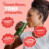 Amazing Grass Sweet Greens and Superfoods Powder for Digestive Health, Greens Powder, Digestive Enzymes, Probiotics, Spirulina, Chlorella, Peach Hibiscus, 30 Servings view 3