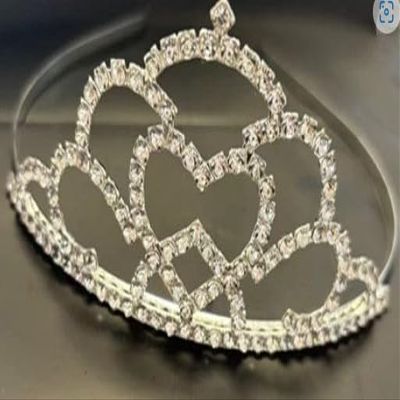 12 pcs Metal Tiara Crown Cake Topper golden Mini Crown Tiara Birthday Cake Topper Crystal Diamond Vintage Wedding Cake Crown Topper for Birthday Party Baby Shower Bouquet Flower Decor (silver color)