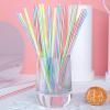 1200 Pcs Plastic Straws Disposable,Disposable Straws, Straws Drinking Plastic Straws, Flexible Bendable Drinking Straws,Smoothie Straws, Cocktail Straws, Coffee Straws view 3