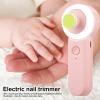Children's Nail Scissors -Toddler Nail Clippers, Electric Toddler Nail Care | Small Nail Cutters for Kids, Low Noise and Vibration Toddler Toes Fingernails Care, Nail Grooming Kitt for Newborns Kids view 3