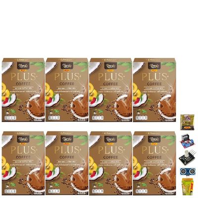 15 Sachets/Box(225g) VardyCoffee Plus+ Intense Delicious Much Mellow Fragrant Fruit Snack Set 8 By Beautygoodshop [Get Free For You Beauty Gifts]
