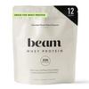 BEAM Grass Fed Whey Protein Powder Chocolate Peanut Butter, 12 Servings, 22g Protein Per Serving, Clean Whey Isolate & Concentrate, Low Carb, Paleo Friendly, GMO Free, Gluten Free, 3rd Party Tested view 1