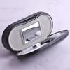 2-in-1 Glasses and Contact Lens Case with Mirror, 6.2 x 3 x 2 inches, Black view 2