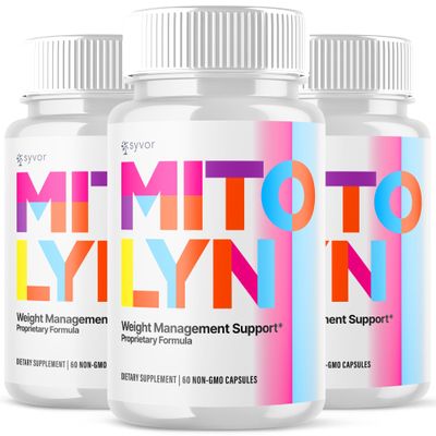 (3 Pack) Mitolyn Capsules, Official Mitolyn Supplement Pills (180 Capsules)