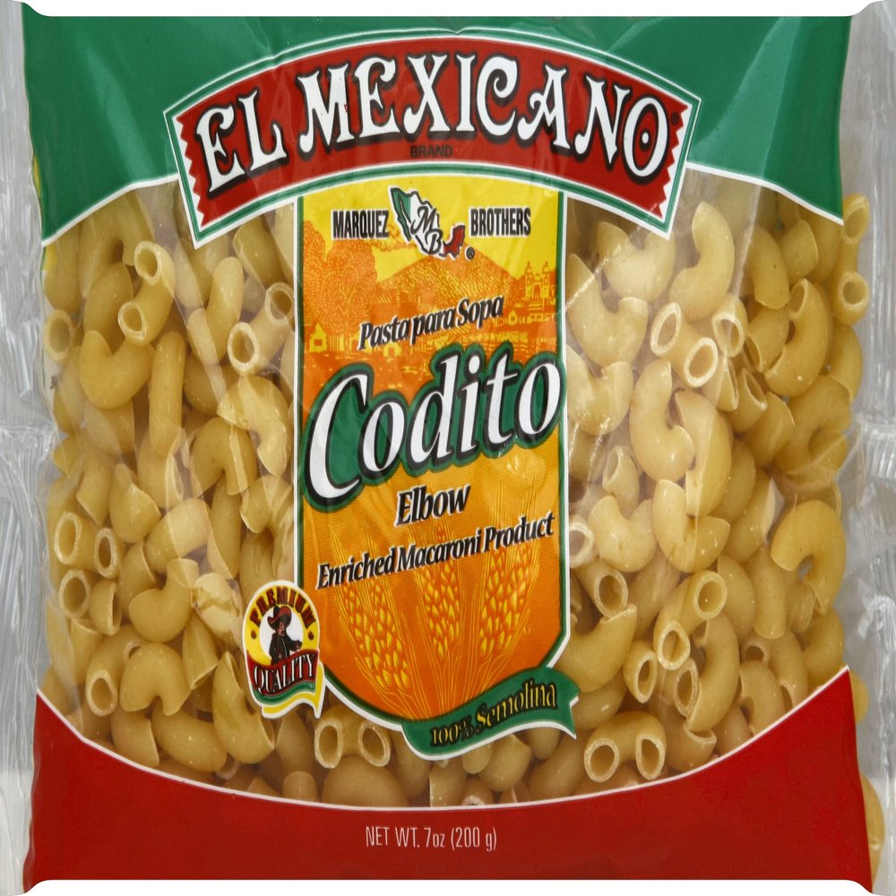 El Mexicano, Codito Pasta, 7 Ounce