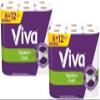 Viva Signature Cloth Paper Towels, Double Rolls, 6 = 12 Single Rolls, 2X More Durable (2 Pack) view 1
