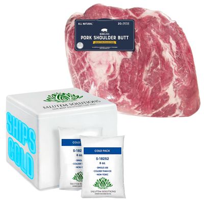 Salutem Vita - Boneless Pork Shoulder Butt, 8.2 lbs. (actual weight may vary within 5%)