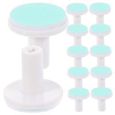 FOMIYES 12pcs Nail Trimmer Grinding Heads for Electric Nail File Safe Filing Pads for Boys and Girls