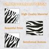 Novel Box 100 Pack Zebra Print Flat Merchandise Bags 6x9 Inches - Stylish Bag for Birthday Gifts - Bulk Paper Storage Bags for Goody, Shopping, Wedding Anniversary & Special Occasions view 4