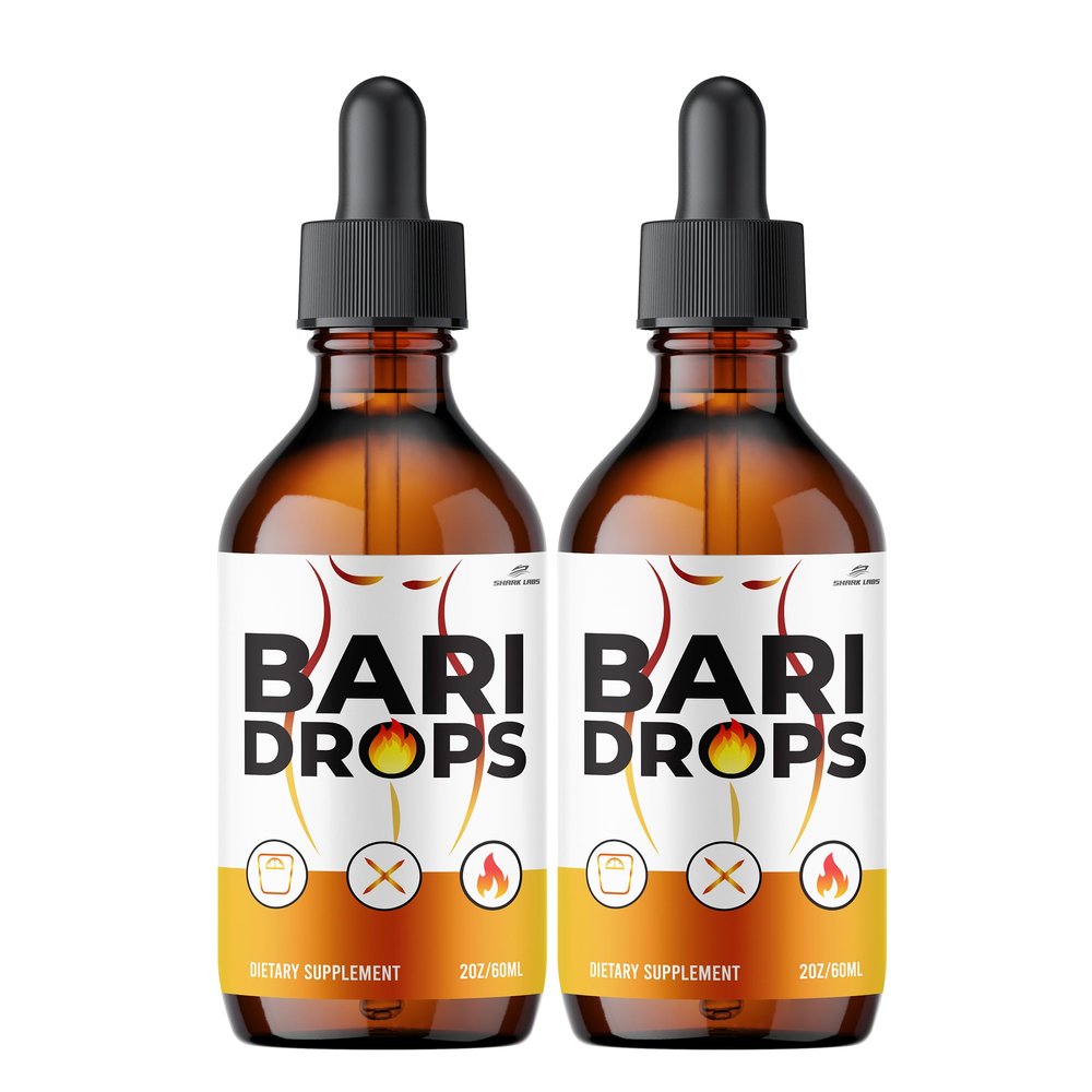 (2 Pack) Bari Drops Supplement, Maximum Potency, Bari Drops Liquid Extract Vitamin for Men and Women 60 ML, 2 Month Supply
