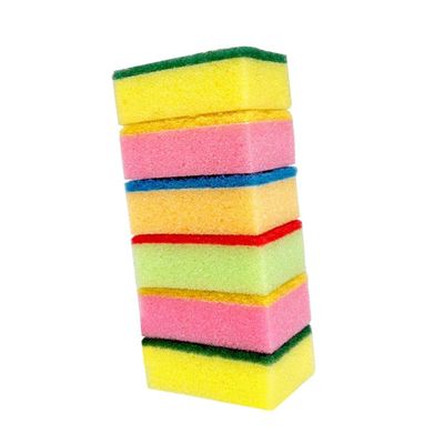Gogogmee 10pcs Dish Sponges Non Scratch Eraser Sponge Cleaning Scrubbing Pad for Kitchen Bathroom Random Color