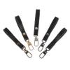 HOODANCOS 5pcs Zipper Pull Replacement Kit for Jackets Luggage Coats Black Leather view 1