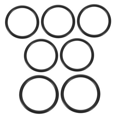 ibasenice 7pcs Music Singing Bowl Rubber Ring Sound Bowl Ring Small Holder for Buddhism Product