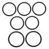 ibasenice 7pcs Music Singing Bowl Rubber Ring Sound Bowl Ring Small Holder for Buddhism Product view 1
