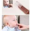 GOOHOCHY 2pcs Finger Toothbrush and Oral Massager Set for Gentle Teething Relief Transparent Boy Girl Teeth Cleaning Aid for Newborns and Toddlers view 3