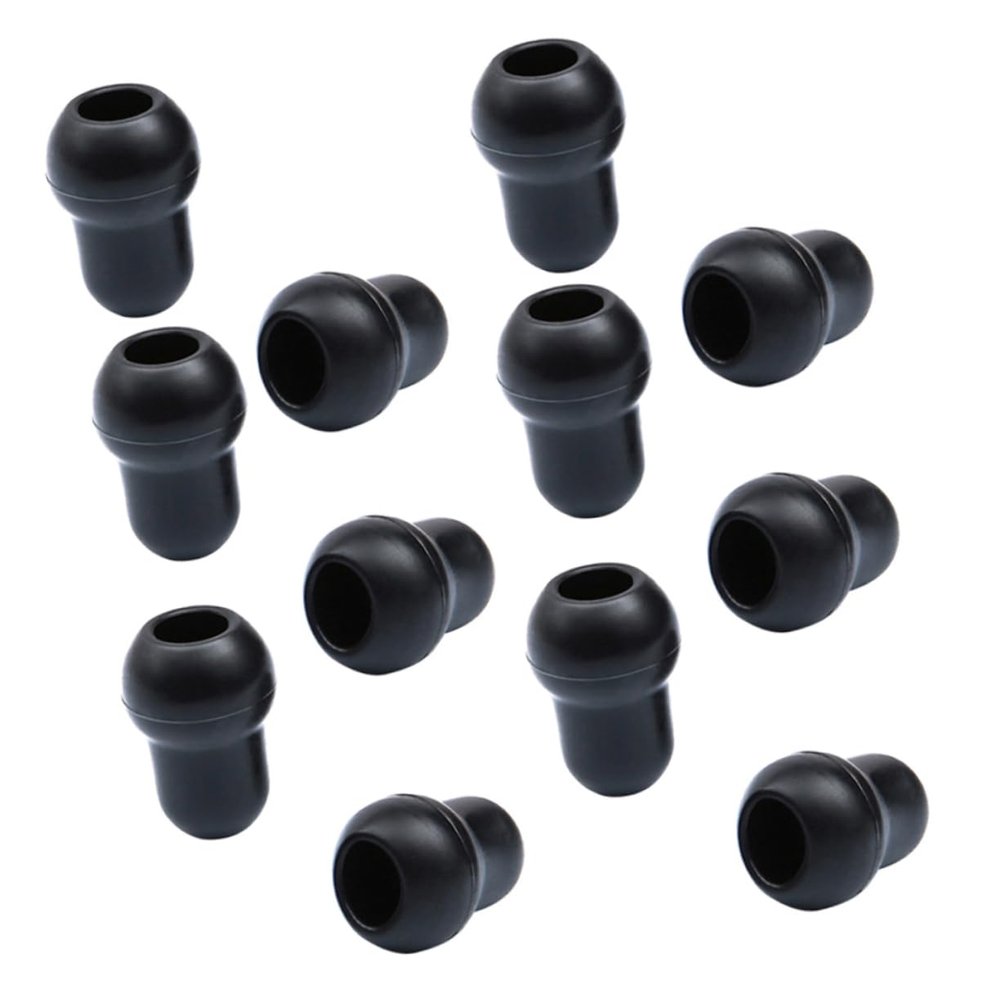 SOLUSTRE 12pcs Silicone Replacement Earplugs for Stethoscopes Comfortable Soft-Sealing Ear Tips Compatible with Ear Hangers for Students and Professionals