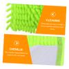HAPINARY Flat Mop Replacement Cloths 2pcs Green Microfiber for Mop Head Floor Cleaning view 3