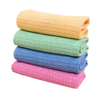 IWOWHERO 4pcs Swedish Dishcloths for Kitchen Microfiber Dishcloths Absorbent Non-lint Kitchen Towels