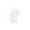 SOESFOUFU Finger Toothbrush Kit 2pcs Baby Brush Massager Gentle for Baby's Gums Teeth view 2