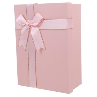 PRETYZOOM Present Packing Box with Bowknot Box for Special Occasions for Birthdays Weddings and Holidays