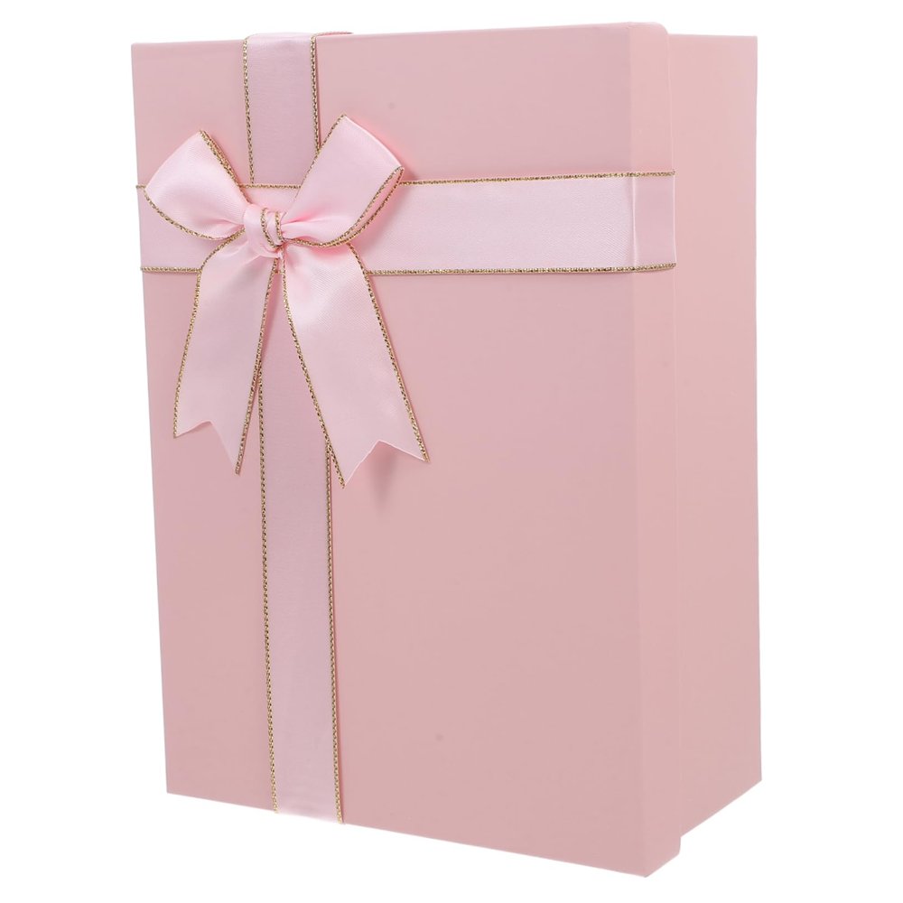 PRETYZOOM Present Packing Box with Bowknot Box for Special Occasions for Birthdays Weddings and Holidays