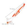 PartyKindom Travel-Size Brush Set 8pcs Extra Firm Bristles Brush Portable for On-the-go view 2