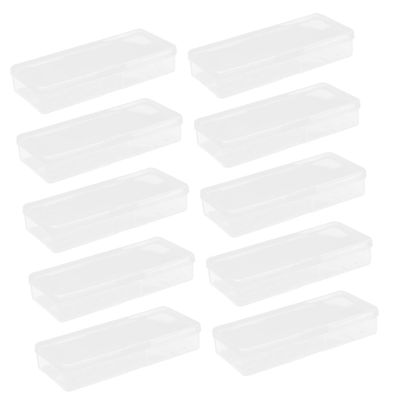 ARTIBETTER 10pcs Disposal Case Plastic Blade Storage Box for Barbershop and Salon Use Design for Double-Edged Simple and Functional for Everyday Life