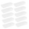 ARTIBETTER 10pcs Disposal Case Plastic Blade Storage Box for Barbershop and Salon Use Design for Double-Edged Simple and Functional for Everyday Life view 1