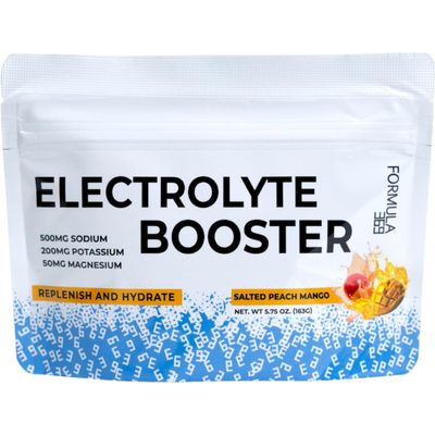 Formula 369 Electrolyte Booster Salted Peach Mango 50 Servings for Daily Hydration, Exercise, Endurance Sports