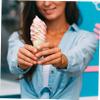 Ipetboom 100pcs Wooden Food Cones Kit Charcuterie Popcorn Wooden Cones for Buffet Catering view 4