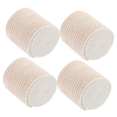 Gogogmee 4rolls Elastic Athletic Bandages Breathable Self-Adhesive Wraps for Knee Ankle Wrist Support Comfortable Stretchy Joint for Sports Injury