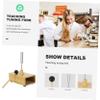 BESTonZON Wooden Resonance Tuning Fork Hammer Physics Prop for Tuning Forks and Mallet view 4