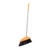 Alipis Heavy Duty Soft Bristle Broom and Dustpan Wide Angle Floor Sweeping Broom Long Handle Stainless Steel for Home Kitchens Garages Shops view 1