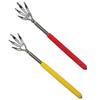 Anneome 3pcs Extendable Stainless Steel Cellulite Massager Back Scratcher Tool Portable Back Massager Rubber Handle Random Color view 4