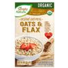 2-PACK: 1 Organic Oats & Flax and 1 Organic Maple Brown Sugar Instant Oatmeal - 11.29 oz (320g) Made with 100% organic oats and flax for a pure, wholesome breakfast. Quick & Easy Packed with Fiber: Flax seeds add an extra boost of fiber and o view 2