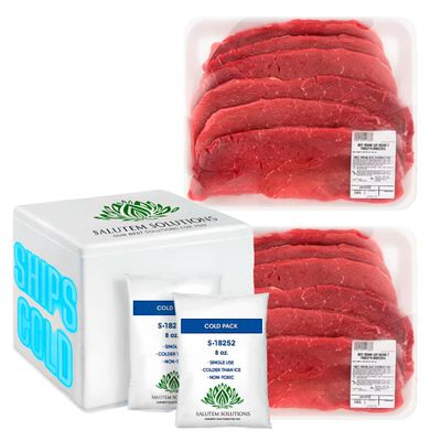 Salutem Vita - Top Round Thin Cut, 3 lbs - Pack of 2