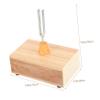 Ipetboom Tuning Fork Set for Experiment Acoustic Experiment Turning Fork Meditation Accessories Mallet Box view 2