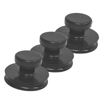 HOLIDYOYO 3pcs Singing Bowl Cups Rubber Lifting Handles for Meditation Bowls Easy to Install Protects from Scratches for