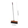 SEWOART Long Handle Soft Bristle Broom for Home Office Cleaning Durable Handle Floor Brush for Indoor Outdoor Use Easy Storage Design with Hanging view 2