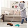 SEWOART Long Handle Soft Bristle Broom for Home Office Cleaning Durable Handle Floor Brush for Indoor Outdoor Use Easy Storage Design with Hanging view 3