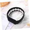 BCOATH Portable Acupressure Headband Reusable Neck Wrap Band for Yoga Daily Relaxation and Massage Supply Black view 4