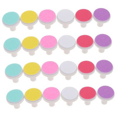 HAPINARY 24pcs Baby Nail File Pads Electric Nail Trimmer Replacement for Baby Toddler Safe Easy
