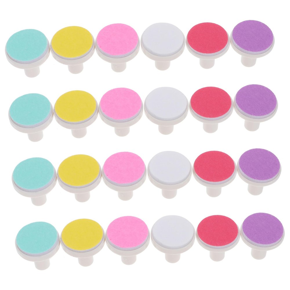 HAPINARY 24pcs Baby Nail File Pads Electric Nail Trimmer Replacement for Baby Toddler Safe Easy