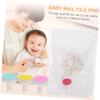 HAPINARY 24pcs Baby Nail File Pads Electric Nail Trimmer Replacement for Baby Toddler Safe Easy view 4