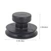 Abaodam 5pcs Tibetan Singing Bowl Suction Handles Black Rubber Bowl Lifter for Sound Lifting Tool view 2