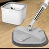 HIONJIN Mop Spray Cleaning Rotating Mop Bucket Square Home No Hand Wash Floor Flat Mop Set view 4