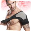 HAPINARY Shoulder Brace Compression Shoulder Sleeve for Rotator Cuff Relief Outdoor (grey Left) view 4