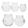Gogogmee 5pcs Glass Cupping Thickened Chinese Cupping Cups for Home Massage Suction Vacuum Tool for Enhanced Blood Flow and Metabolism view 1