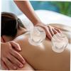 Gogogmee 5pcs Glass Cupping Thickened Chinese Cupping Cups for Home Massage Suction Vacuum Tool for Enhanced Blood Flow and Metabolism view 3