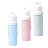 FOMIYES 3pcs Portable Toothbrush Holders Cartoon Travel Cup Toothpaste Toothbrush Case Random Color view 1